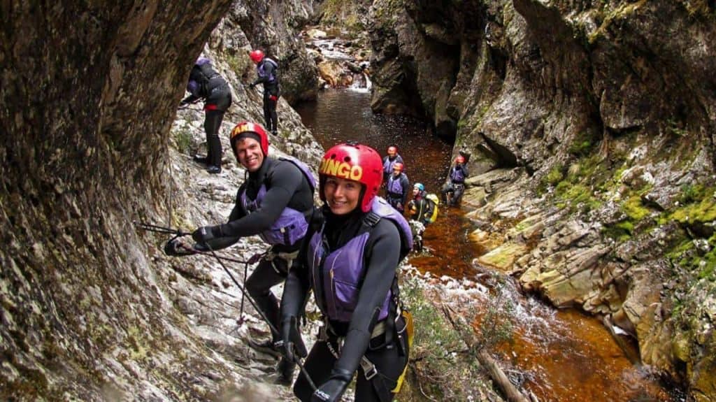 Dove Canyon (min age 15) Activities in Tasmania
