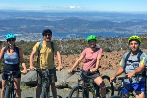 Easy Mountain Bike Tour on Mt. Wellington: Summit & Rainforest Adventure Ride Tasmania Australia