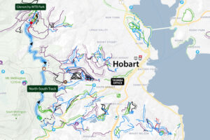 Bike Hire + Shuttle + Ride: Mt. Wellington’s North South Track & Glenorchy MTB Park | Self-Guided Tasmania Australia