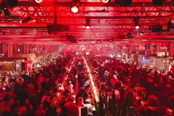 dinner at Dark Mofo
