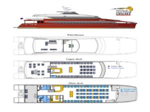 Gordon River 3:15pm Afternoon Cruise – Main Deck Window Seating Tasmania Australia