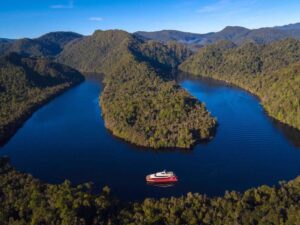 Gordon River Cruise – Morning Cruise 09:00 Upper Deck Window Seating Tasmania Australia